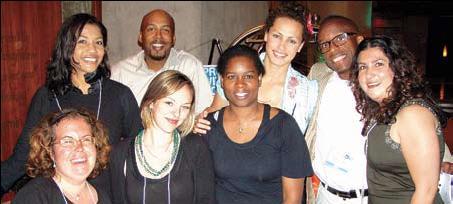 The Production Without Borders Volunteer team at the Making Diversity Matter mixer.