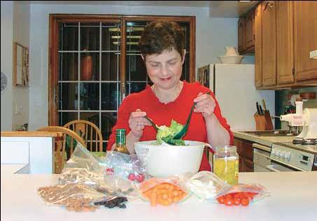 Writer Linda Maran enjoys nutritious meals with help from ready-to-use foods.